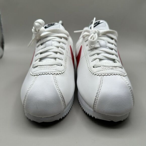 Nike Classic Cortez White Red Blue 807471-103 “Forrest Gump” Women's Size 9 US - Picture 6 of 10